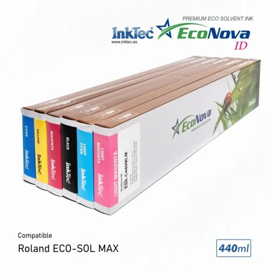 Cartuchos de tinta InkTec compatibles Roland EcoSol Max