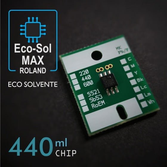 Chip EcoSol Max 440ml para Roland